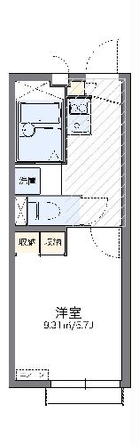 レオパレスエリシオンの間取り