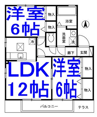 ネバーランドCの間取り