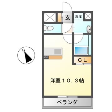 【シティライフ池下西の間取り】