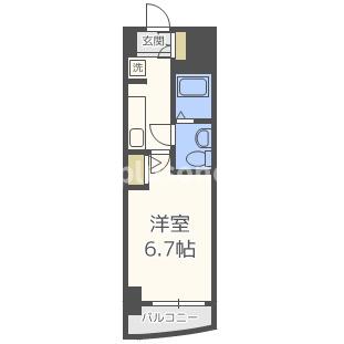 SERENiTE本町refletの間取り