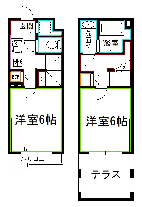 杉並区上荻のマンションの間取り