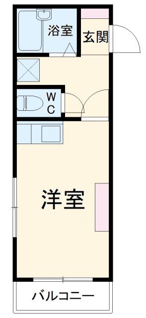 川崎市中原区木月のマンションの間取り