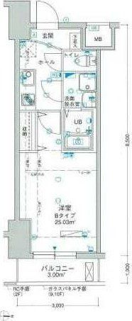 川崎市幸区神明町のマンションの間取り