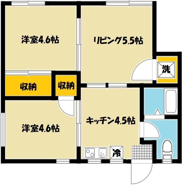 ランドヒルズ上星川の間取り