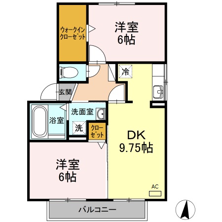 グリース　Bの間取り