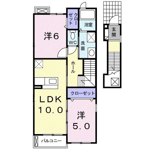 サニー　ハウスの間取り