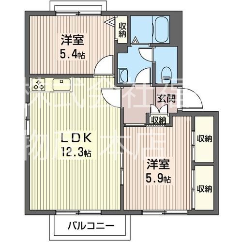 パークサイドディアスIの間取り