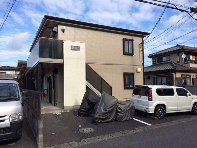 【千葉市若葉区貝塚町のアパートの駐車場】