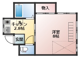 メールハイツ天明の間取り