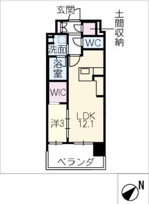 リレーヴ豊田の間取り