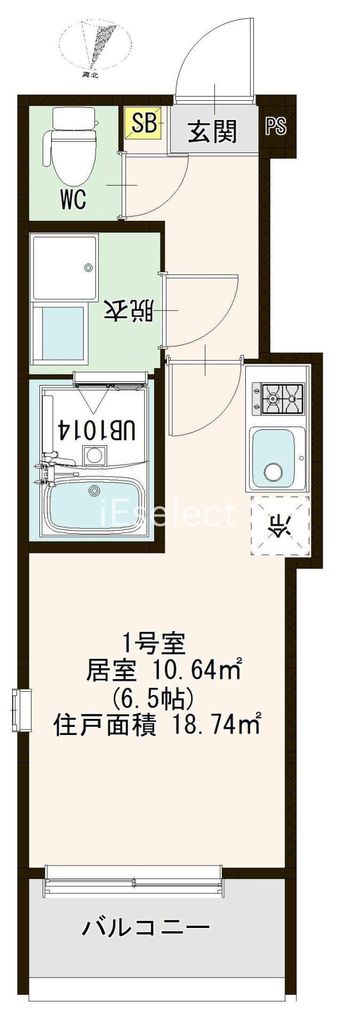 ハーモニーテラス新柴又の間取り