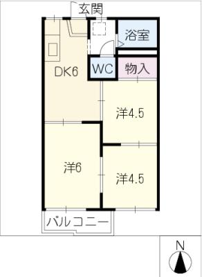 第二太田コーポの間取り