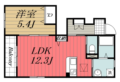 印旛郡栄町安食のマンションの間取り