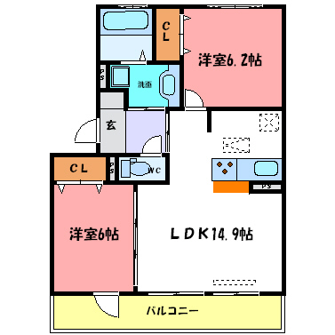 ステラコートIIIの間取り