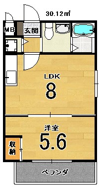 Residence西小路小米町の間取り