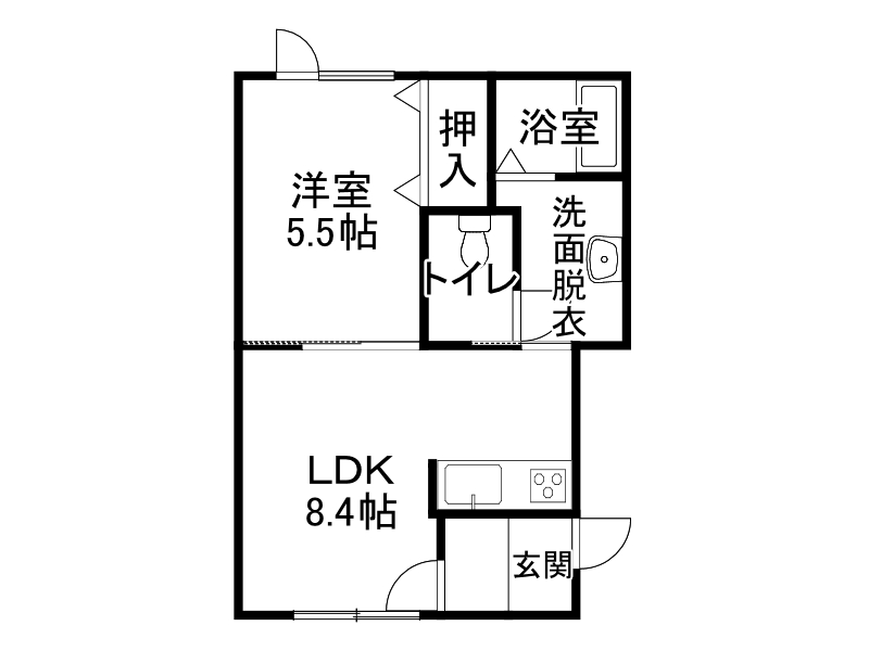 ドルフ２の間取り