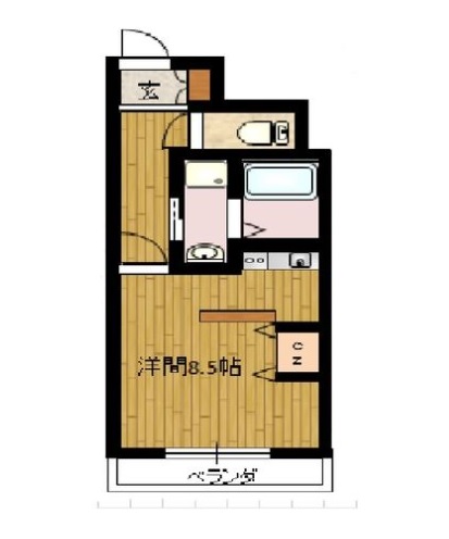 名古屋市昭和区石仏町のマンションの間取り