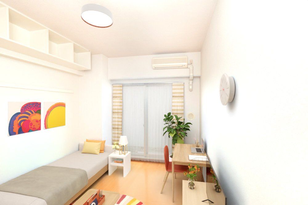 居室・リビング　バーチャルモデルルームのため家具・家電などはついておりませ…