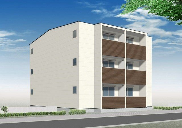 建物外観　完成パース