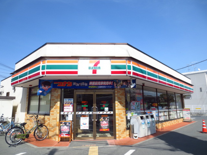 コンビニ　セブンイレブン京都下津林水掛町店（コンビニ）まで350m