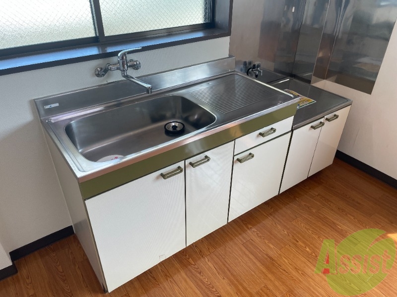 キッチン　キッチンは調理スペースもしっかりあっていいですね～