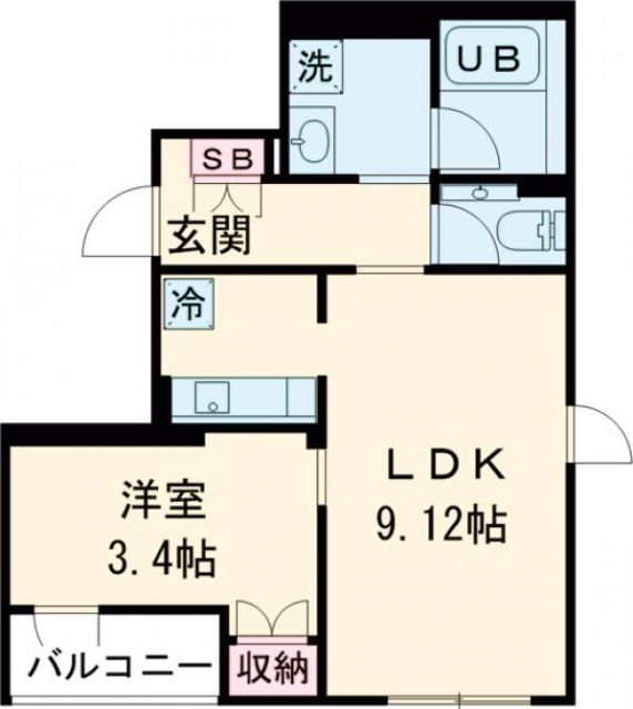Skuld墨田緑の間取り写真
