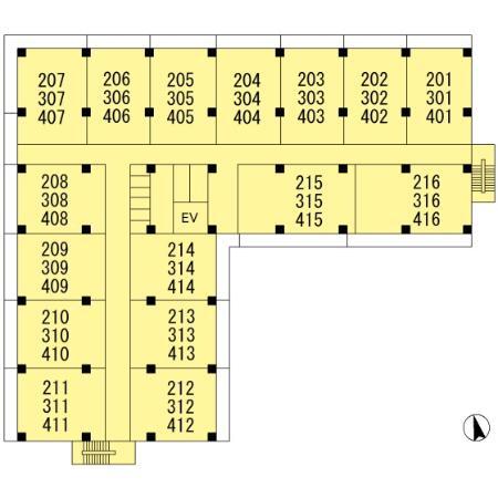 ロビー　メールコーナー＆宅配ボックス