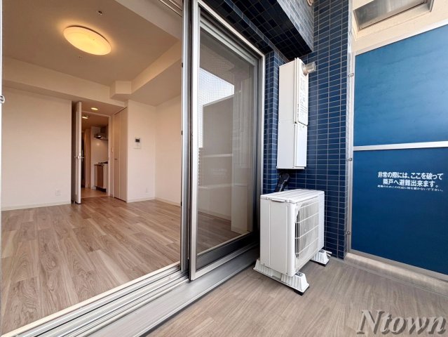 バルコニー　陽当たり良好なバルコニーです