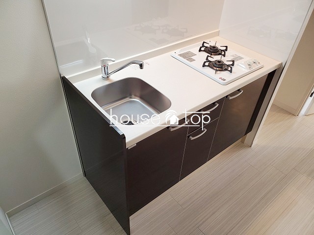 キッチン　2口コンロ付システムキッチン