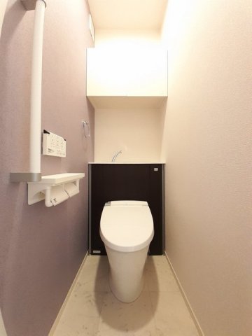 トイレ　ゆったりとした空間のトイレです