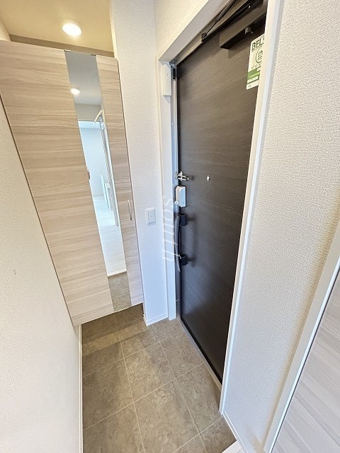 玄関　シューズＢＯＸ付きの玄関