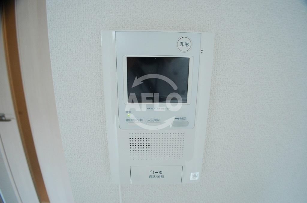 セキュリティ　プレサンス上町台リベルテ　TVモニター付きインターホン