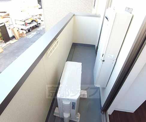 バルコニー　北向きベランダです