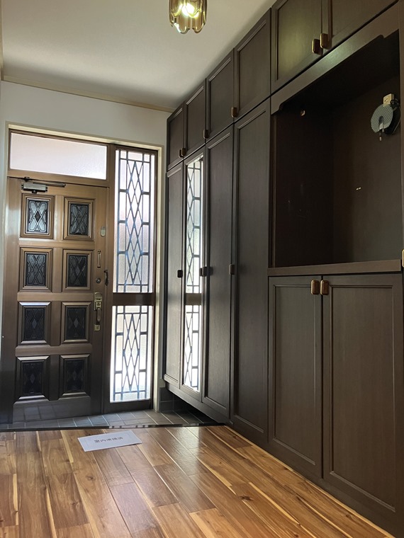 玄関　ゆったりとした玄関です