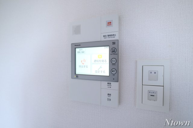 セキュリティ　モニター付きインターホンです