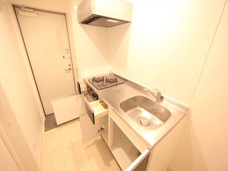 キッチン　システムキッチン（ガス2口コンロ付）