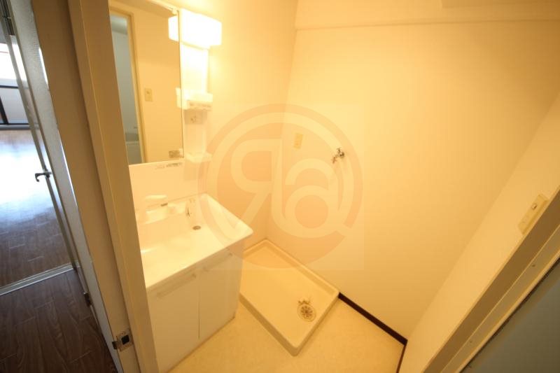 洗面設備　広い洗面スペース