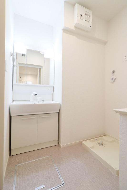 洗面設備　図面と現状に相違がある場合には現状を優先