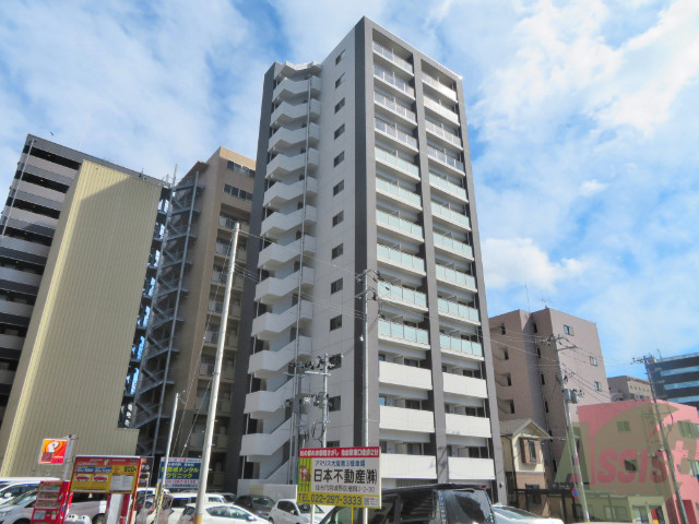 建物外観　仙台市宮城野区元寺小路「シェルグランデ東口」