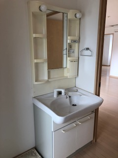 洗面設備　※室内画像は別部屋のもの