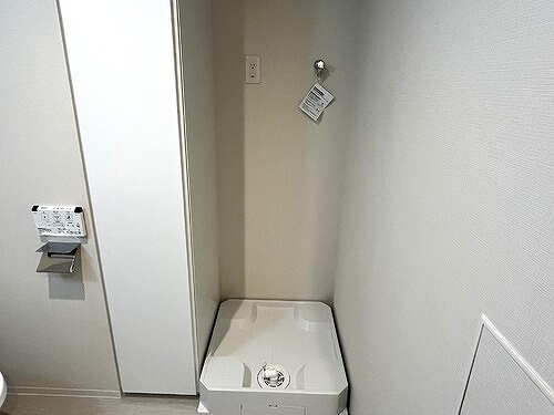 その他設備　洗濯機置き場※同タイプ別部屋2025.12新築未入居時撮影
