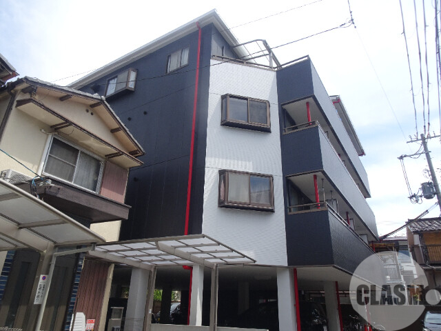 建物外観　防犯カメラあり♪