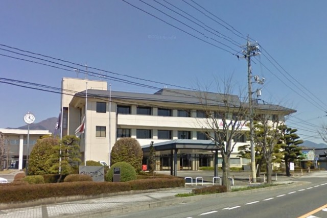 役所　津山市勝北支所（役所）まで636m