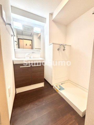 洗面設備　使いやすい洗面所です