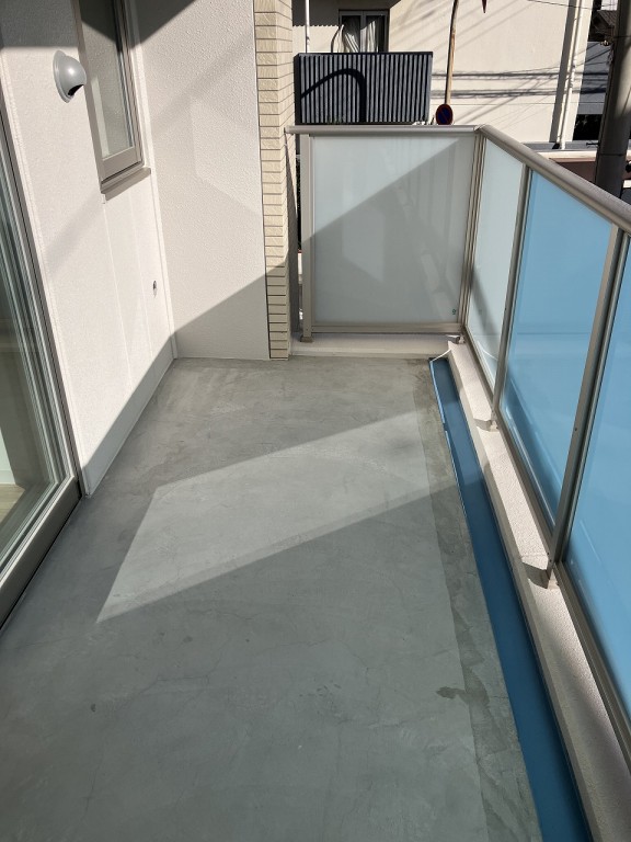 バルコニー　落ち着いた時間を過ごせるバルコニーです