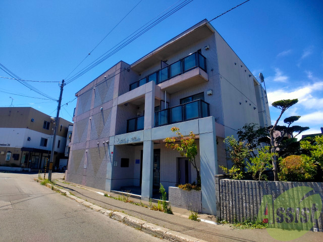 建物外観　札幌市北区北２４条西「メゾン・ド・ムートン」