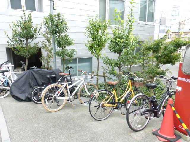 駐車場　駐輪場です