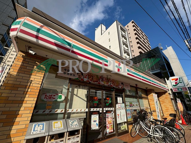 コンビニ　セブンイレブン大阪新深江駅北店（コンビニ）まで198m