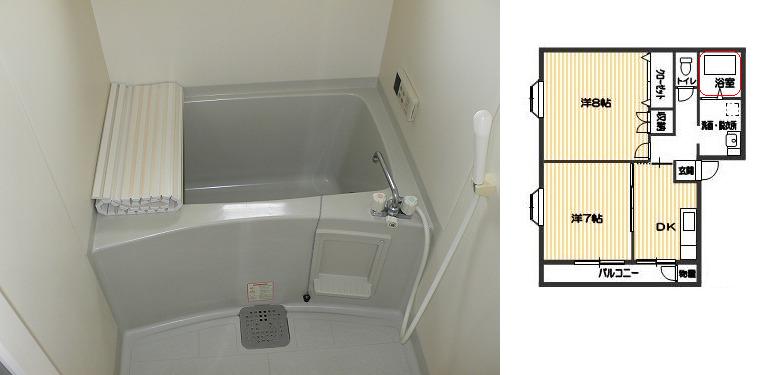 バス・シャワールーム　室内写真は別部屋です。