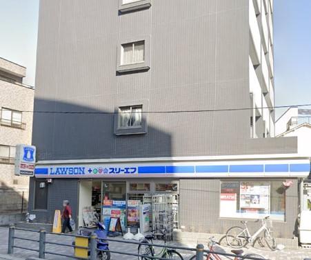 コンビニ　ローソン・スリーエフ 荒川五丁目店（コンビニ）まで77m